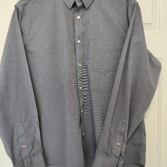 Men's Blue Untuck It Shirt, XL - Picture 1 of 3